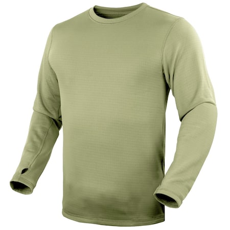 Condor Outdoor Products BASE II BASE LAYER X CREW, COYOTE TAN, M 101228-499-M